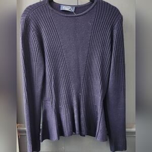 Magaschoni Wool Ribbed Sweater